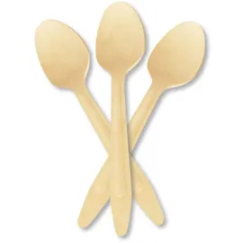 OEM Holzlöffel 16,5 cm 100 Stück Beige