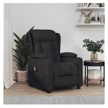 vidaXL Massagesessel 96 x 99,5 x 96 cm Schwarz mit verstellbarer Rückenlehne und Massagefunktion