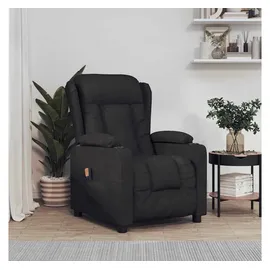 vidaXL Massagesessel 96 x 99,5 x 96 cm Schwarz mit verstellbarer Rückenlehne und Massagefunktion