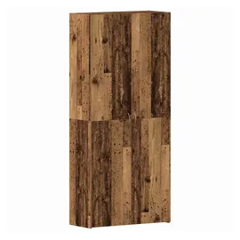 vidaXL Schuhschrank 80 x 35,5 x 180 cm braun