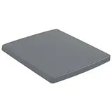 Villeroy & Boch V&B WC-Sitz MEMENTO 2.0 Graphite C-plus, Quick-Release, Softclosing, Scharniere Edelstahl