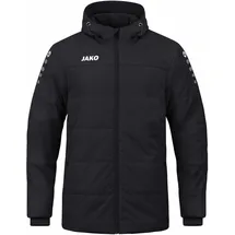 Jako Team Coachjacke mit Kapuze Herren schwarz L