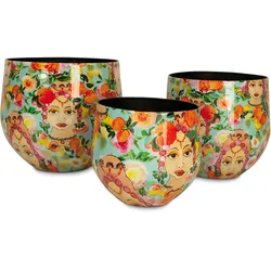 Tischgefäß Blooming Namaste multicolor 3er-Set