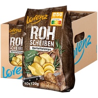 Lorenz Snack World Rohscheiben Rosmarin, 10er Pack (10 x 120 g)