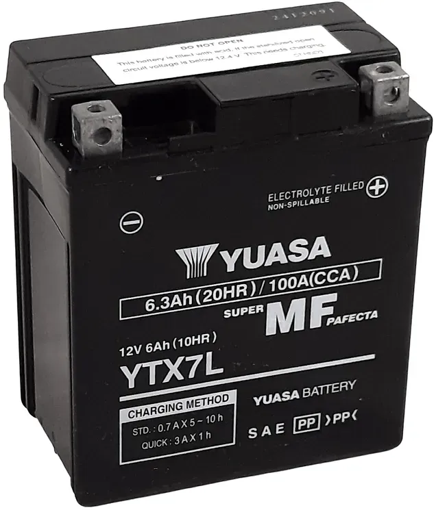 YUASA YUASA onderhoudsvrije YUASA batterij fabriek-YTX7L FA Onderhoudsvrije accu