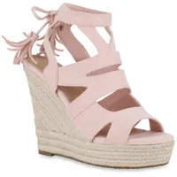VAN HILL Damen Keilsandaletten in Rosa
