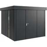 Hörmann Metall-Gerätehaus Juno JFD10 L-Sk 7016) 1-flg R F Flachdach