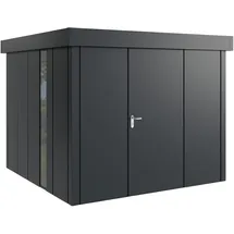 Hörmann Metall-Gerätehaus Juno JFD10 L-Sk 7016) 1-flg R F Flachdach