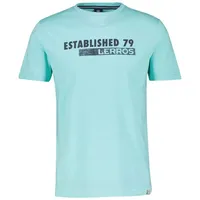 LERROS T-Shirt mit Logo-Stitching, Mint, XL