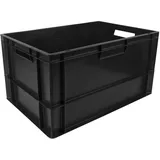 Transportkiste Euronorm schwarz - 60x40x32cm