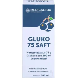 GLUKO 75 Saft schwarze Johannisbeere 300 ml