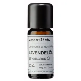 wesentlich. Lavendelöl - ätherisches Öl von wesentlich. 10 ml