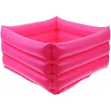 Healeved Aufblasbarer Fußreinigungsbehälter, tragbares Fußeinweichbecken mit Ablaufloch, 30,5 cm, weicher PVC-Waschwanne für Reisen, Familie, Patientenpflege