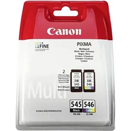 Canon PG-545 schwarz + CL-546 CMY