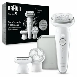 Braun Silk-épil 9 9-061 Weiß/Silber