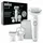 Braun Silk-épil 9 9-061 Weiß/Silber