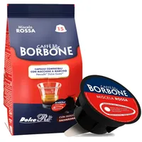 90 Kapseln Caffè Borbone Dolce Gusto miscela rossa Modell Maschinen Nescafe