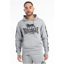 Lonsdale Scousburgh Kapuzensweatshirt Herren Grau XXL