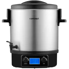 Concept ZH0040 Einkochtopf 27 l Edelstahl/schwarz