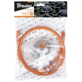 Bradas 4tlg. Propan-Butan-Gasanschluss-Set 37 mbar