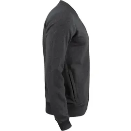 Clique Premium Bio-Baumwoll Sweatjacke Herren 955 - anthrazit meliert S