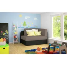 MID.YOU Jugend-, Grau, Schwarz, Textil, 104x60x75 cm, Kinder- & Jugendzimmer, Jugendmöbel, Jugendsofas