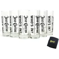 JOSE CUERVO Tequila Gläser 6er Set inkl. Schweißband ~mn 522 1015+