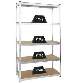 Proregal Schwerlastregal Giant Ragnar HxBxT 200 x 120 x 50 cm Fachlast 175kg | Verzinkt