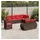 vidaXL Gartensofa-Set 8-tlg. braun Polyrattan