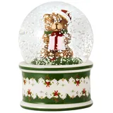 Villeroy & Boch Christmas Toys Schneekugel klein Bär 6,5 x 6,5 x 9cm, Porzellan/Glas, Mehrfarbig, 14-8327-6695