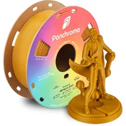 PanchromaTM PLA Metallic, Filamentgröße: 1.75mm, Gewicht: 1 kg, Farbe: Metallic Gold