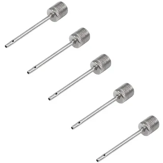 Fliyeong 5 Stück Amerikanische Aufblasbare Nadel, Edelstahl Ball Nadel, Geeignet für Fußball, Basketball uvm.