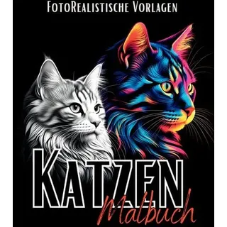 tredition Katzen Malbuch „Fotorealistisch“.