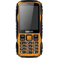 Maxcom MM920 (2.80", 2 Mpx, 2G), Tastenhandy, Schwarz, Gelb