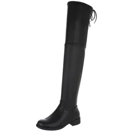 Ital-Design Overknees Damen Schwarz 37
