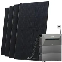 solarway All In One Balkonkraftwerk 2000 W / 800 W inkl. 4,8 kWh Anker Solix 2 Pro Speicher