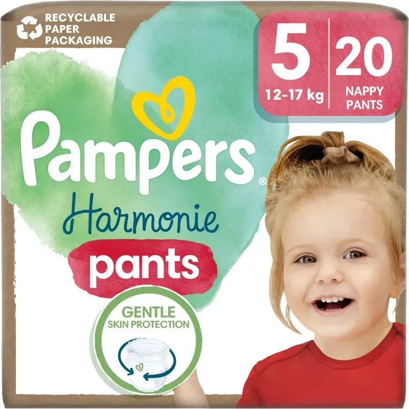 Pampers Harmonie Pants Size 5 Höschenwindeln 12-17 kg 20 St.