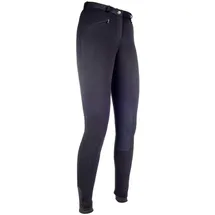 HKM Reithose Penny Easy Kniebesatz 128 Schwarz