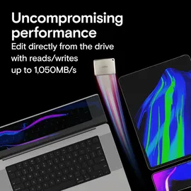Crucial X9 PRO Portable SSD 4 TB USB 3.2 Gen2 Typ-C für Mac