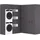 OPTIFIT Waschsäulen-Set Kiel420 213,2x190 x210 x57,1 cm Anthrazit Matt