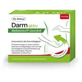 Dr. Böhm Darm Aktiv Fruchtig - Ballaststoff Getränk – Flohsamenschalen Pulver mit Apfelpektin, Pflaume & Yacon – Trinkpulver für Verdauung & Darmflora – Ballaststoffdrink Sachets für Erwachsene