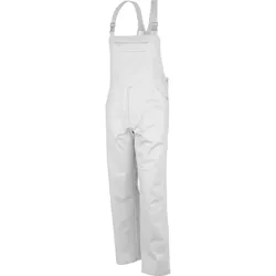 QUALITEX HIGH QUALITY WORKWEAR Latzhose basic weiß Herren: 102