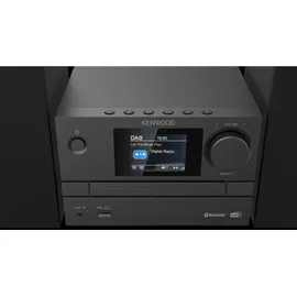 Kenwood M-525DAB - Micro HiFi-System mit CD, USB, DAB+ und Bluetooth Audio-Streaming, 6,1cm TFT-Farbdisplay, Fernbedienung