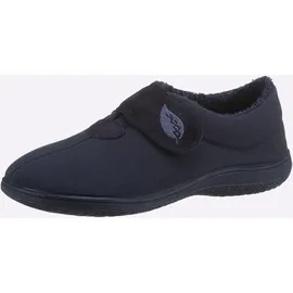 WALDLÄUFER Hausschuh WALDLÄUFER, Damen, Gr. 41, blau (marine), Textil, Basic, Schuhe Hausschuh