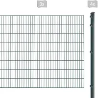 Arvotec Doppelstabmattenzaun »EXCLUSIVE 163 zum Einbetonieren«, Zaunhöhe 163 cm, Zaunlänge 2 - 60 m 61646013-0 anthrazit H/L: 163 cm x 6 m