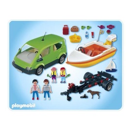 Playmobil Familyvan mit Bootsanhänger (4144)