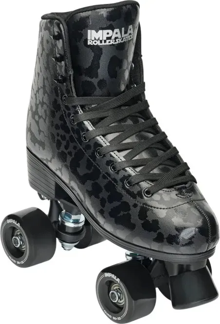 IMPALA QUAD SKATE Rollschuh black leopard - 39