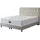 V6 Boxspringbett Modell 211 mit Taschenfederkernmatratze - Beige)