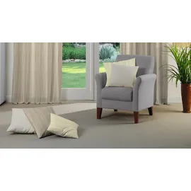 Wirth Dekokissen LANGWASSER, Kissenhülle ohne Füllung, 2 Stück braun 40 cm x 40 cm