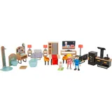 Legler small foot 11742 - Puppenhaus-Möbel-Set Modern, 31 Teile